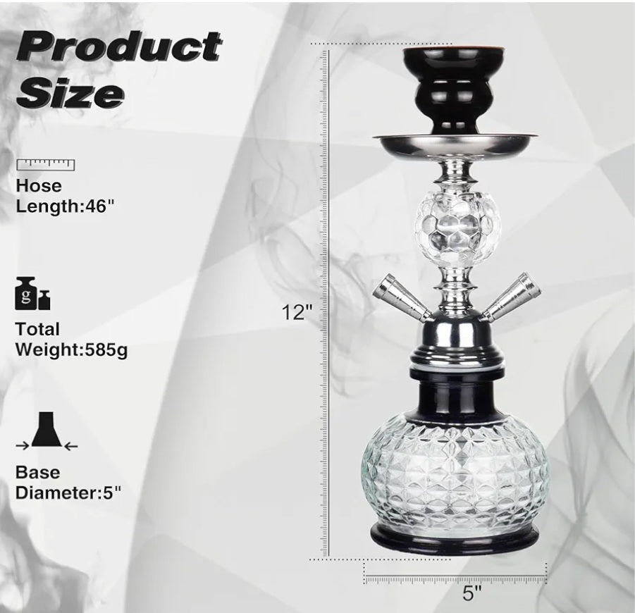 SERdeerCH 2 Hose Hookah